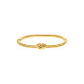 Bracelete Entrelaço - Banhado a Ouro